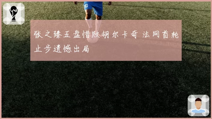 张之臻五盘惜败胡尔卡奇 法网首轮止步遗憾出局