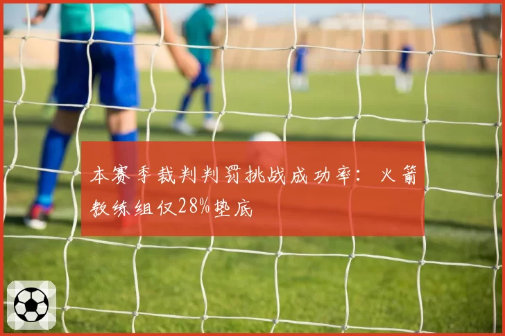 本赛季裁判判罚挑战成功率：火箭教练组仅28%垫底